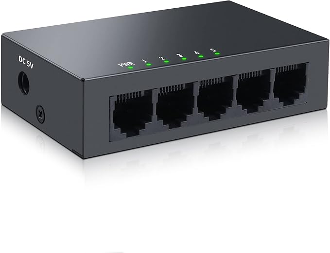 SODOLA 5 Port Gigabit Ethernet Switch|Mini Metal Housing by SODOLAPoENETWORKS