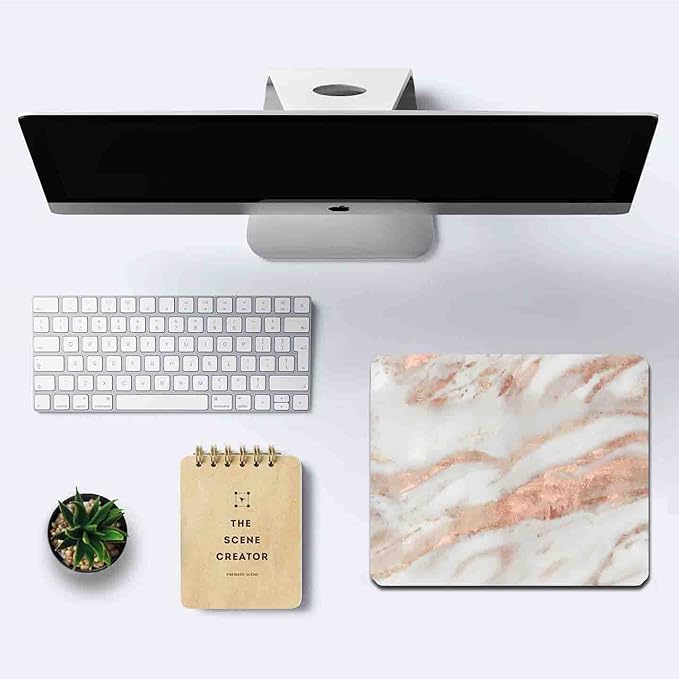 IMAYONDIA Mouse Pad, Non-Slip Rubber Base Mousepad, Women Girly Computer Small - Image 6