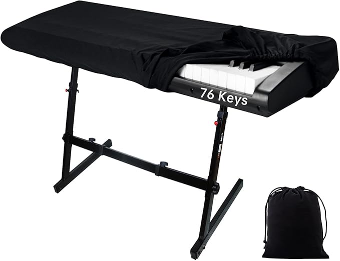 76 Keys Piano Keyboard Cover, Stretchy Music Dirt Proof Electronic Keyboard by Animal-Gifts
