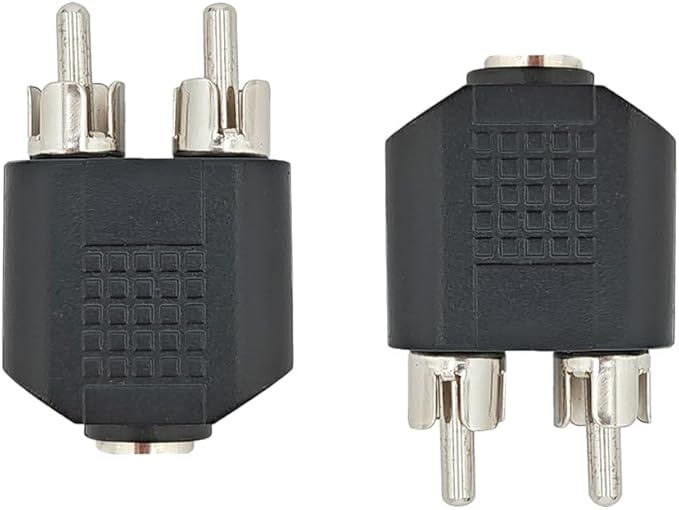 Hahiyo 3.2 F-2x3.2 RCA M Stereo Plug Interconnect Audio Two Males 3.2mm and one - Image 5