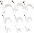 Pro-Grade, Cable Clips with Steel Nails 4mm - 14mm Wire Holders and Tacks in 9 by Unknown
