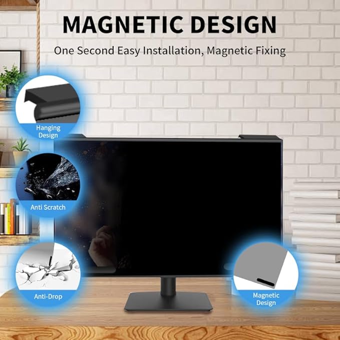 Magnetic Hanging Computer Privacy Screen Filter - Image 4