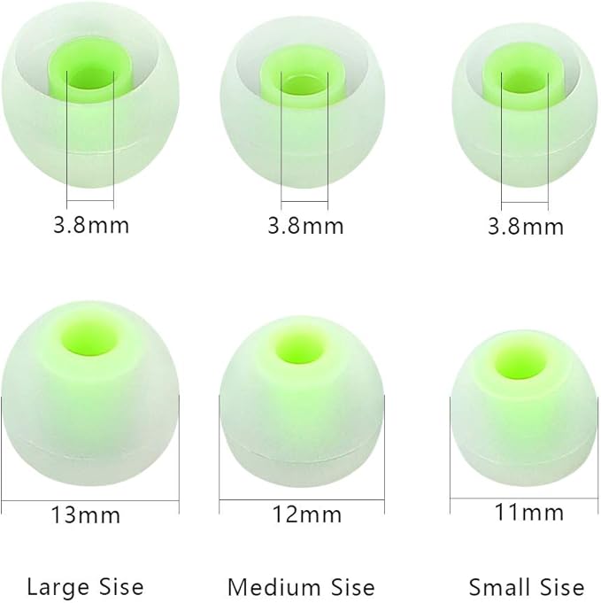Earbuds Replacement Tips Silicone Earbud Tips Ear Gels Fit - Image 7