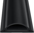 ZhiYo Cord Hider Floor 68in, Rigid PVC Floor Cord Cover, Hard PVC Floor Wire by ZhiYo