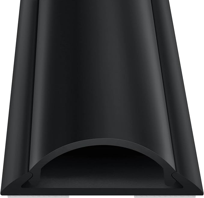 ZhiYo Cord Hider Floor 68in, Rigid PVC Floor Cord Cover, Hard PVC Floor Wire by ZhiYo