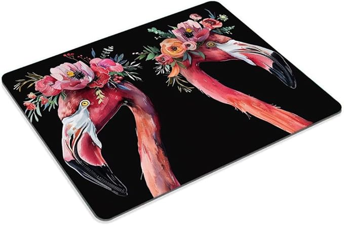 Square Mouse Pad Flamingo-1, Gaming Mouse Pads - Image 2