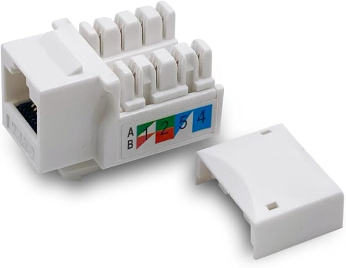 Cat6 Keystone Jack by VerbexTelecom