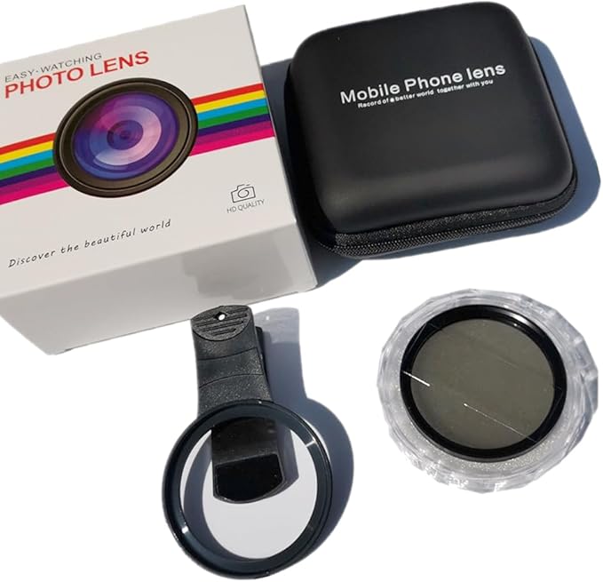 EMVANV 52mm Clip-on CPL Phone Camera Lens Filter, Phone Lens Filter Kit - Image 2