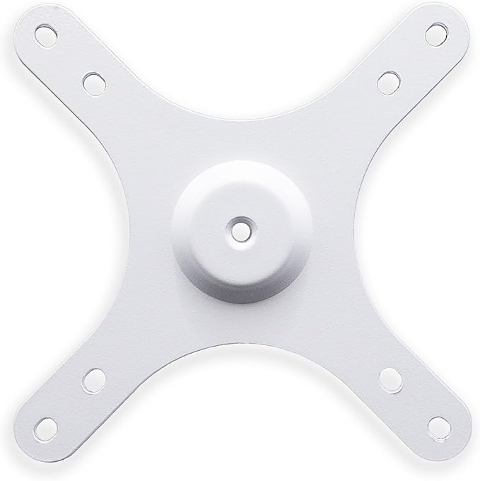 Kado Portable Monitor Mounting Adapter Bracket Plate White, 1/4" Screw Hole to - Image 6
