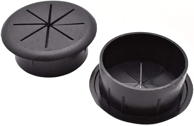 Aifeier ET 2 Inch Flexible Desk Grommets Wire Cord Hole Cover Cable Organizer - Image 4