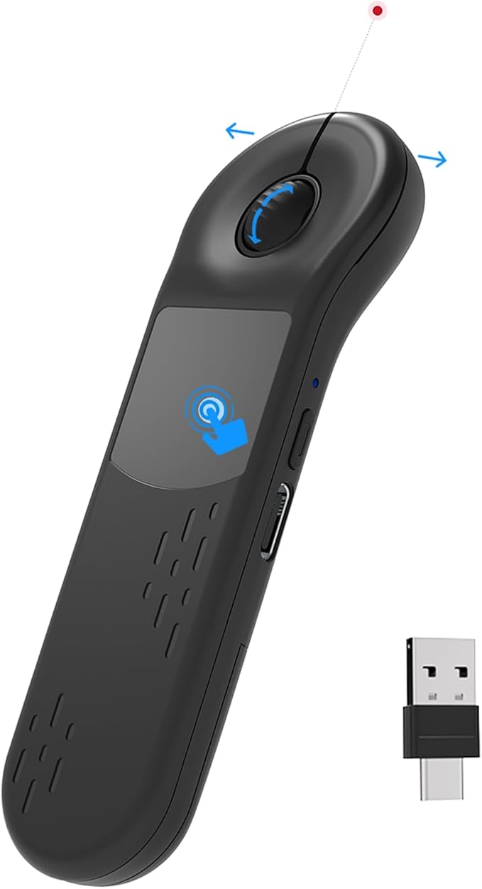 Rechargeable Air Mouse for PC/iOS/Android by ZOZVO