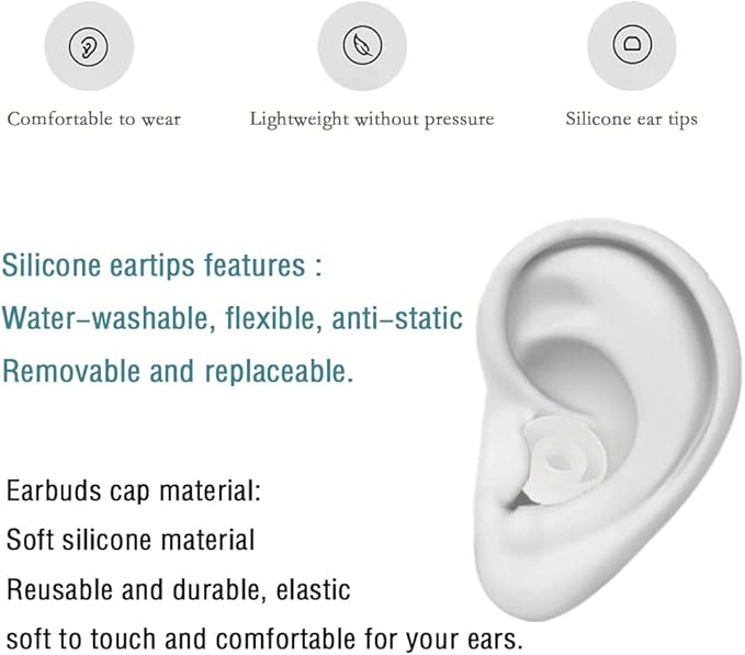 Silicone Earbud Tips Replacement Ear Tips - Image 6