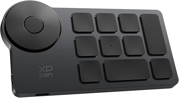 XPPen Mini Keydial ACK05 Wireless Shortcut Keyboard Bluetooth Programmable by XPPen