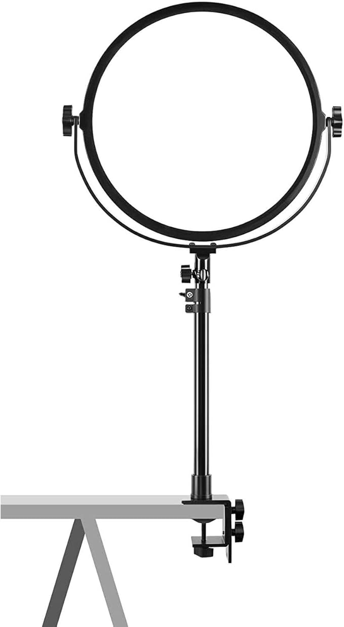 GVM Key Light, Bi-Color Round Lighting, Ultra Thin 60W 3200-5600K Dimmable LED by GVMGreatVideoMaker