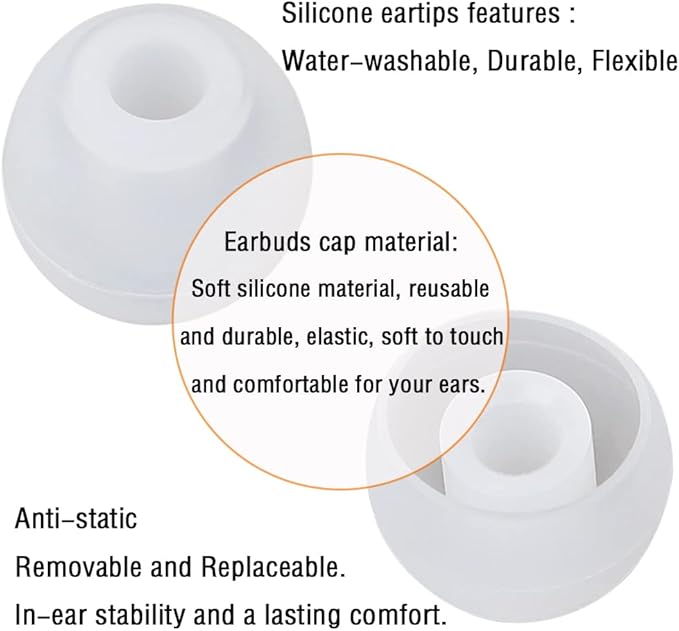 Silicone Ear Tips Replacement Earbud Tips - Image 5