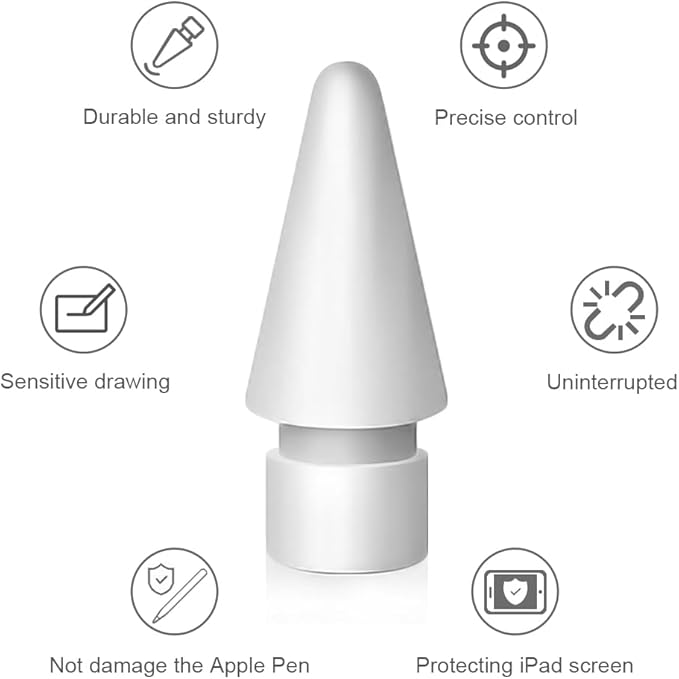 Replacement Tips for Apple Pencil USB-C/ 1st Generation/ 2nd Generation Tip - Image 4