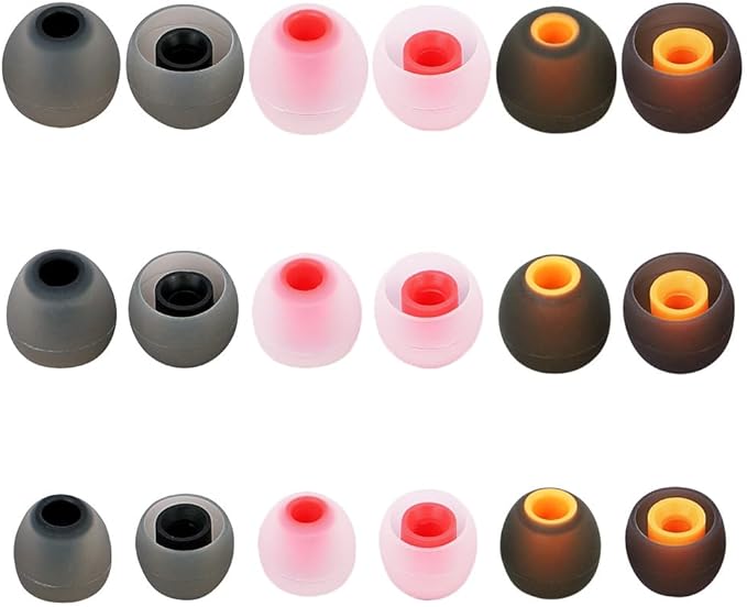 Earbud Tips Ear Bud Tips Soft Anti Slip Washable and Reusable Silicone - Image 7