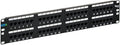 ICC CAT6 Patch Panel, UL Listed & PoE++ Rated Gigabit Applications, Rackmount by ICC