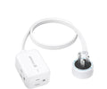 TROND 360° Rotating Flat Plug Extension Cord Surge Protector 1.5ft, Small Power by TRONDOfficial
