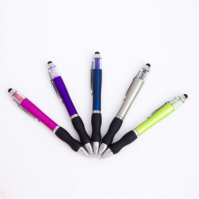 NC Ballpoint Pens 2 in 1 Stylus Pens Medium 1.0mm Point Black Ink - Image 6
