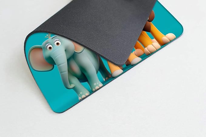 Square Mouse Pad Cute Animal-1, Gaming Mouse Pads - Image 4