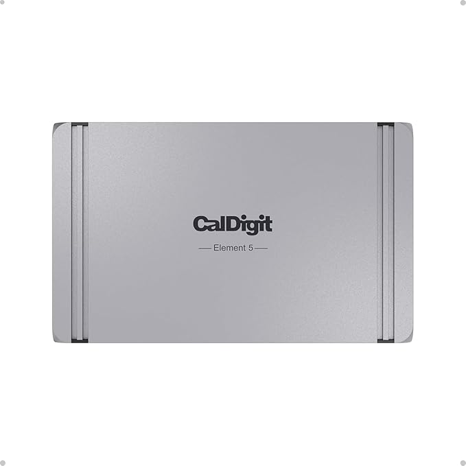 CalDigit E5 - Thunderbolt 5 Element 5 Hub - 9-Port, 4xThunderbolt 5/USB4 v2 - Image 9
