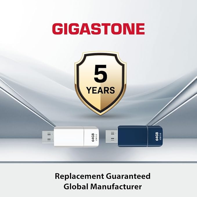 GIGASTONE 64GB Flash Drive, Z60NB USB 3.2 Gen 1, Ultra Fast, Retractable - Image 9