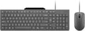 Lenovo 310 USB-A Wired Keyboard Mouse Combo, Quiet Keys, Ultra-Slim Gaming by LENOVO