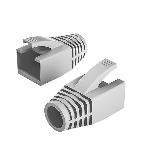 100Pack RJ45 Boot Cover, Cat5 Cat6 Cat6A Ethernet Network Cable Strain Relief by JODROAD