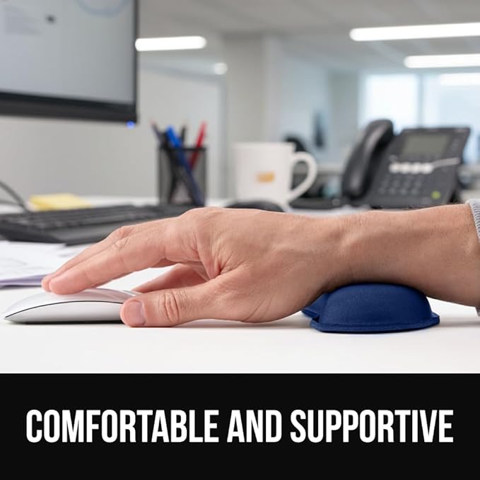 GORILLA GRIP Silky Gel Memory Foam Keyboard Wrist Rest and Mouse Pad - Image 8