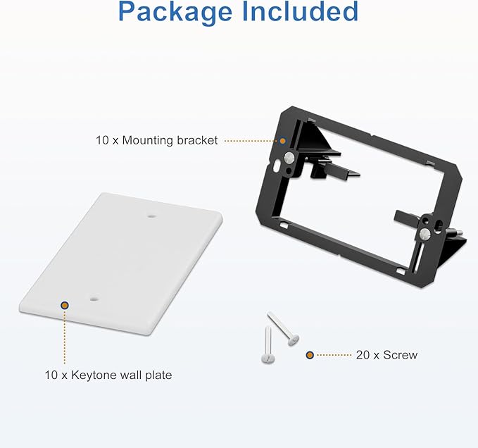 FGB Blank Device Keystone Wall Plate, - Image 5