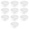 2" White Desk Grommet, JTemgle Flexible Cable Grommet Rubber Cable Hole Cover by JTemgle