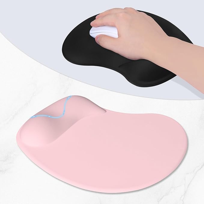 ITNRSIIET Ergonomic Mouse Pad, Cushioned Gel Wrist Rest, Non-Slip Base - Image 3