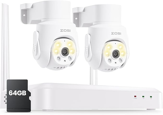 ZOSI 8 Channel 3K Wi-Fi 6 Security Camera System by ZOSI