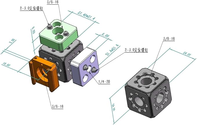 Camera Hot Shoe Extension Bracket Cold Shoe Mounts - Image 5