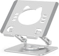 Tablet Stand 360° Rotating Aluminum Holder, Adjustable, Portable and Foldable by Aoviho