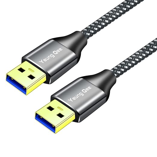 USB 3.0 A to A Male Cable 1 ft, Super Speed Type A Male to Male Cable USB 3.0 - Image 2