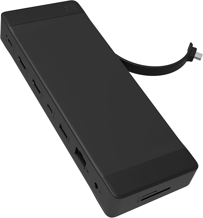ZAGG 9-Port Hub – 2 USB-C, 2 HDMI, 1 USB-A, Audio Jack, SD & MicroSD Card by ZAGG
