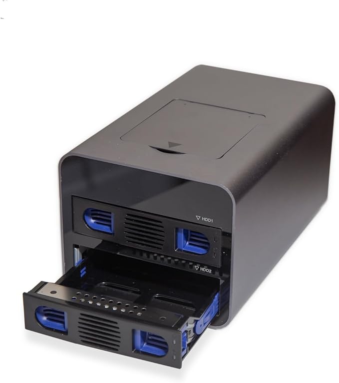 USB 3.2 Type-C 2 Bay 2.5 Inch and 3.5 Inch SATA Hard Drive + 2 Bay M.2 NMVe - Image 2