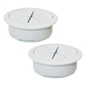 2 Pcs Desk Grommet 2" / 50 mm, Desk Hole Cover by EASYEAH