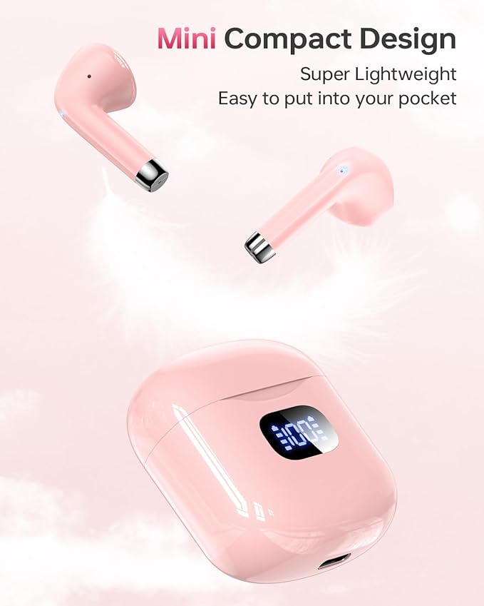 Wireless Earbuds Bluetooth 5.3 Headphones, 40Hrs Playback Stereo Ear Buds - Image 3