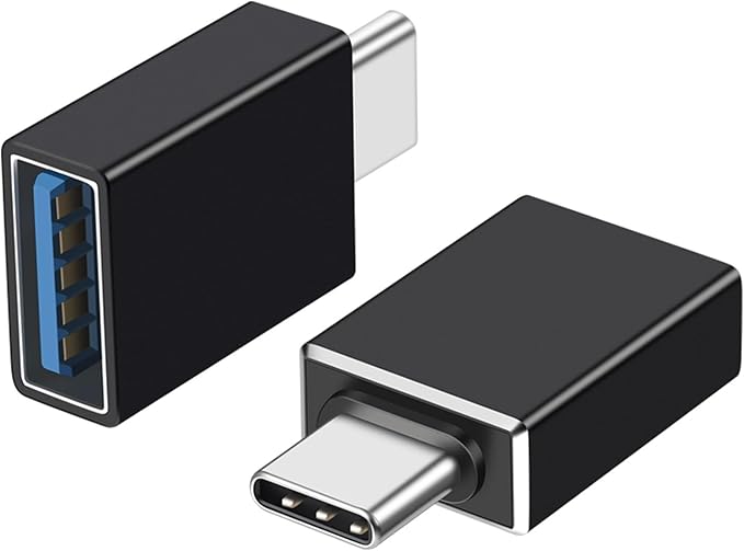 USB C Male to USB A Female Adapter, USB 3.2 GEN2 10Gbps High-Speed Data PD 60W by TAIBEYOR