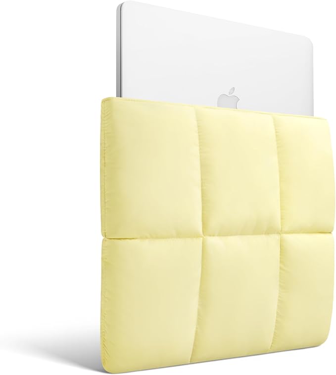 Comfyable Puffy Laptop Sleeve 13 Inch 14 Inch, Quilted Puffer Laptop Carrying - Image 2