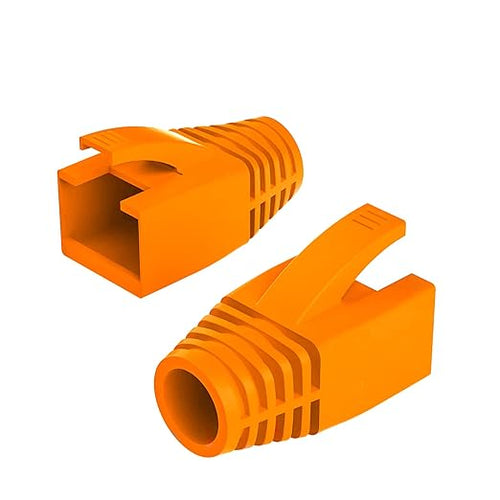 100Pack RJ45 Boot Cover, Cat5 Cat6 Cat6A Ethernet Network Cable Strain Relief by JODROAD