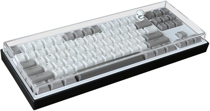 Acrylic Keyboard Dust Cover, 98 Keys Transparent Mechanical Keyboard Protective by BRIGHTSTONE