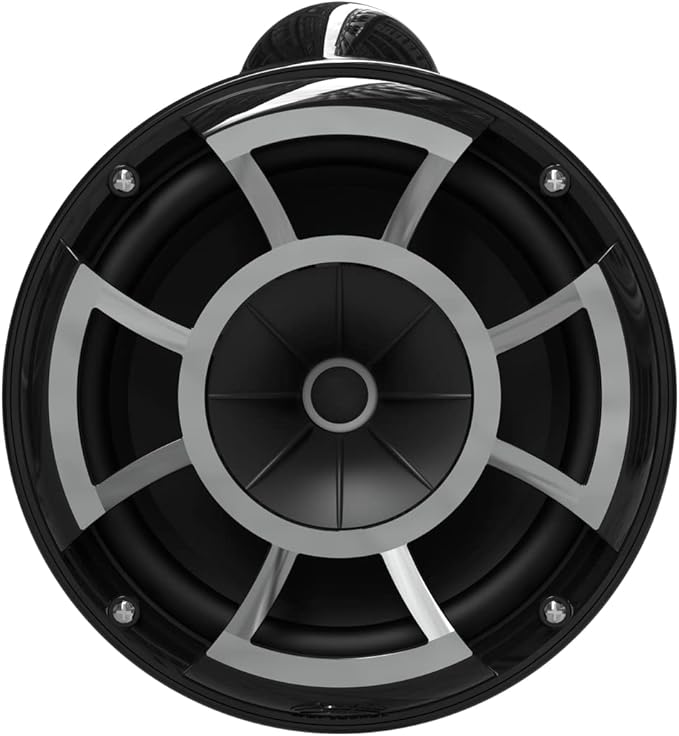 wet sounds Rev 8 Black V2 Revolution Series 8" Black Tower Speakers w/Fixed - Image 8