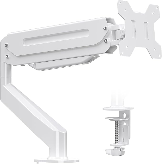 Suptek Single Monitor Mount Adjustable Gas Spring Monitor Arm Desk Mount Stand by suptek