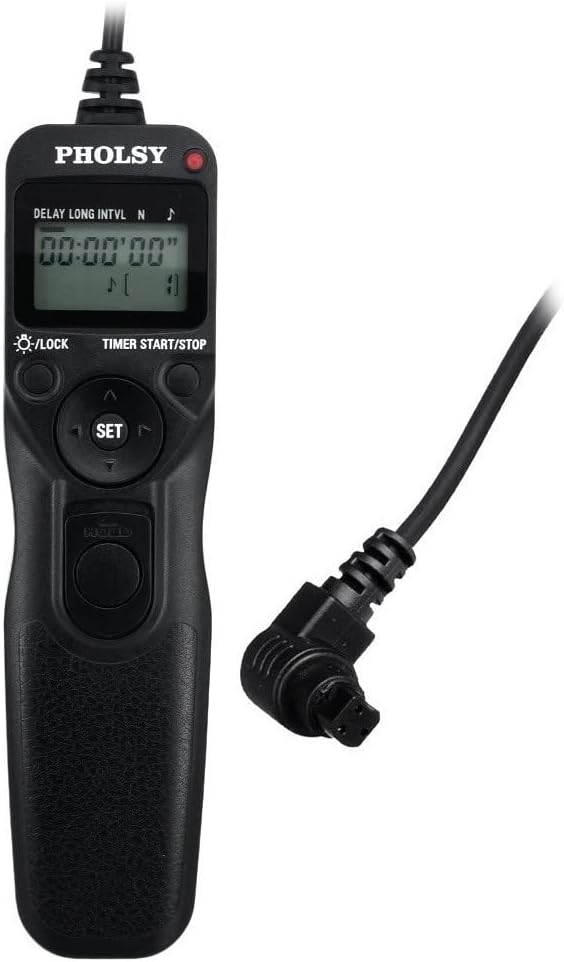 PHOLSY Camera Remote Shutter Release C8 Timer Shutter Release Cable by PHOLSY%C2%AE
