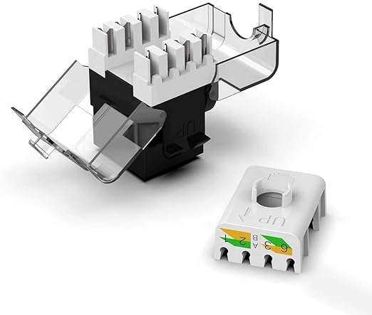 AMPCOM CAT6 Keystone Jack Tool-Less RJ45 UTP, No Punch-Down Tool Required - Image 7