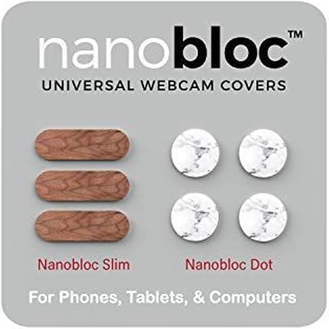 Nanobloc Universal Webcam Covers by Eyebloc